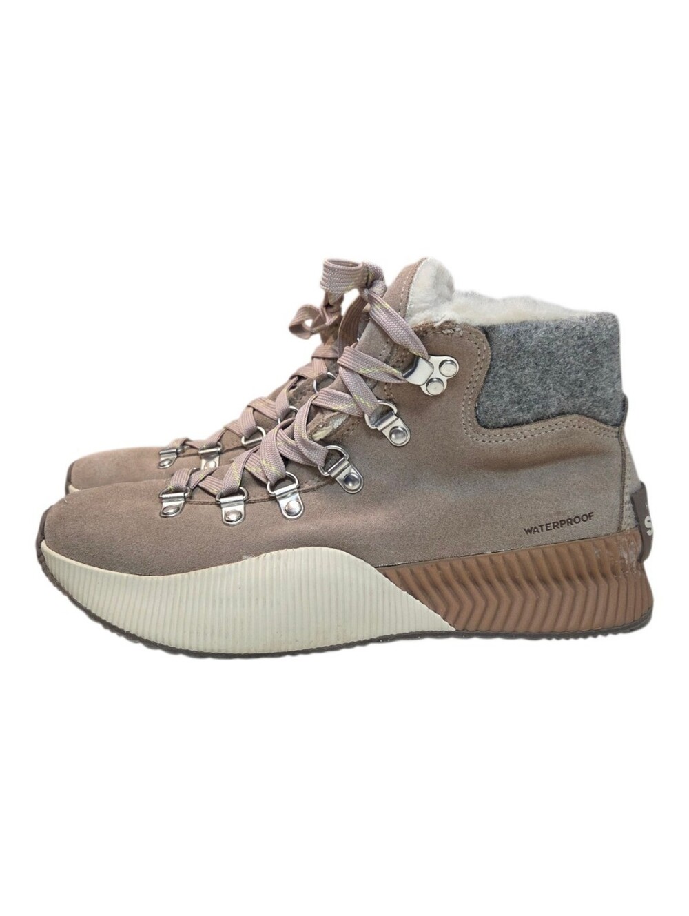 Sorel Womens Out N' About III Conquest Boots Tan & Gray Size 7